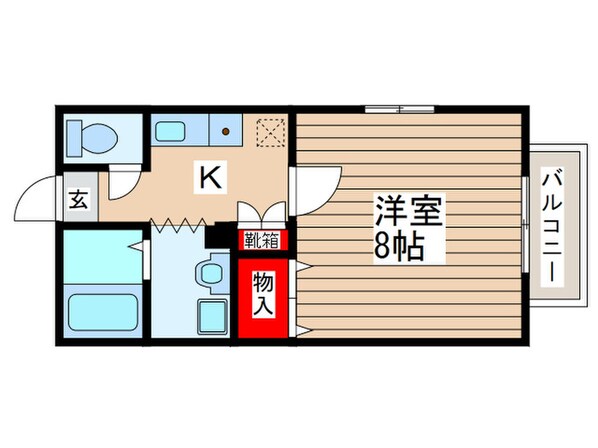 マテリアル万願寺の物件間取画像